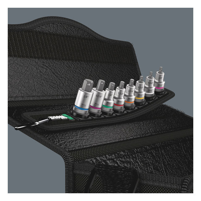 Wera Socket Belt with 3/8" Hex Socket Bits
