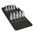 Wera 1/2" Zyklop Hex Socket Bit Set