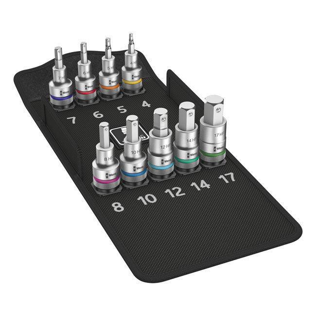 Wera 1/2" Zyklop Hex Socket Bit Set