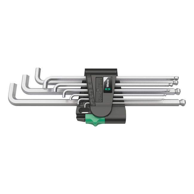 Wera Chrome Short Hex Key Set for Harley Davidson