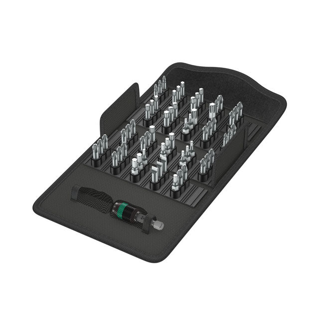 Wera, Kit De Puntas (60 Piezas) Y Portapuntas Rapidiaptor
