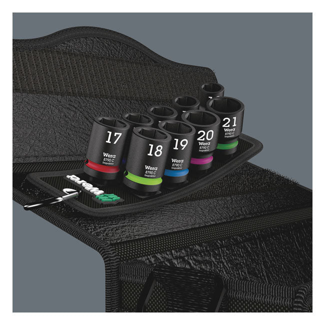 Wera 1/2" Impaktor Hex Socket Set