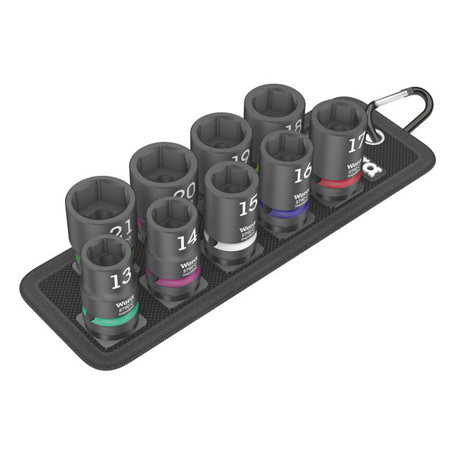 Wera 1/2" Impaktor Hex Socket Set