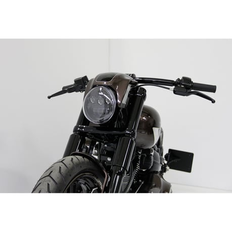 Cult-Werk, LED headlamp kit. Night Rod style. Gloss black