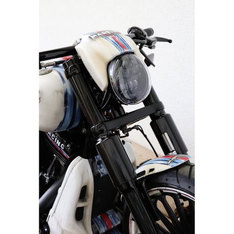 Cult-Werk, LED headlamp kit. Night Rod style. Gloss black