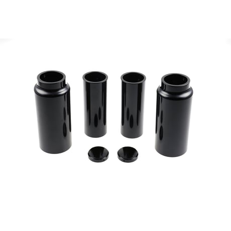 Cult-Werk, 6-piece fork tube cover kit. Gloss black