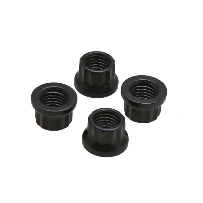 Kpmi Rocker Arm Nuts to Tower Bolts. 4-Pack for Harley-Davidson