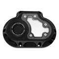 RSD Clarity Transmission End Cap, Cable Clutch. Black Ops for Harley-Davidson