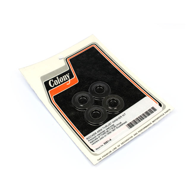 Colony, Juego De Arandela De Empuje De Balancines De Cabeza Articulada (4) Para Harley Davidson