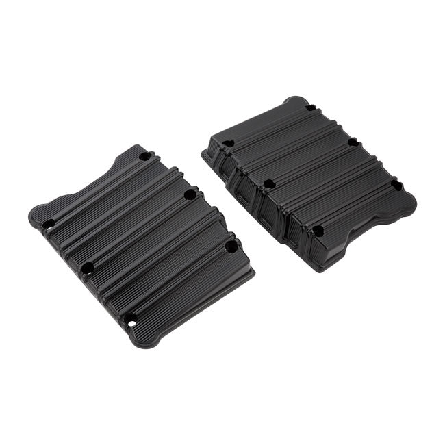 Arlen Ness, 10 Gauge Rocker Cover Set, All Black, for Harley-Davidson