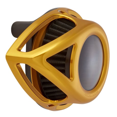 Arlen Ness, conjunto del filtro de aire Clear Tear. Oro