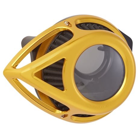 Arlen Ness, conjunto del filtro de aire Clear Tear. Oro