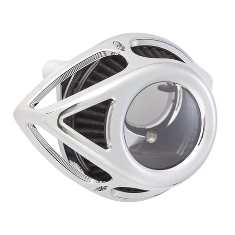 Arlen Ness, conjunto del filtro de aire Clear Tear. Cromo