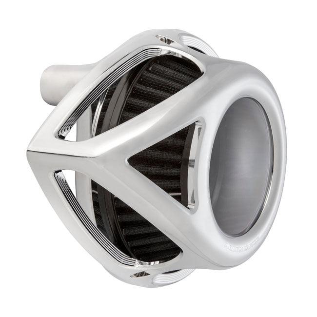 Arlen Ness Chrom-Luftfiltereinheit für Harley-Davidson