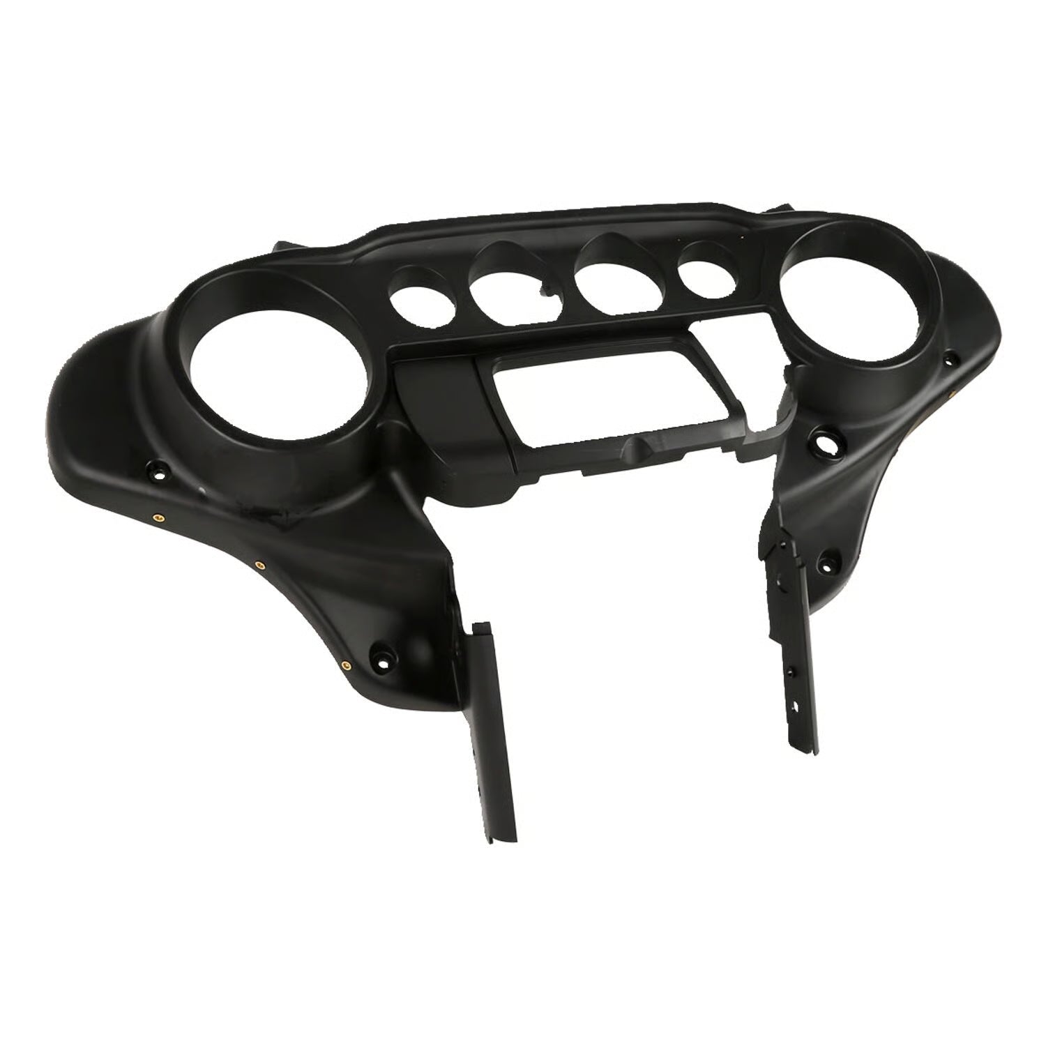 Inner batwing fairing. Black For Harley-Davidson