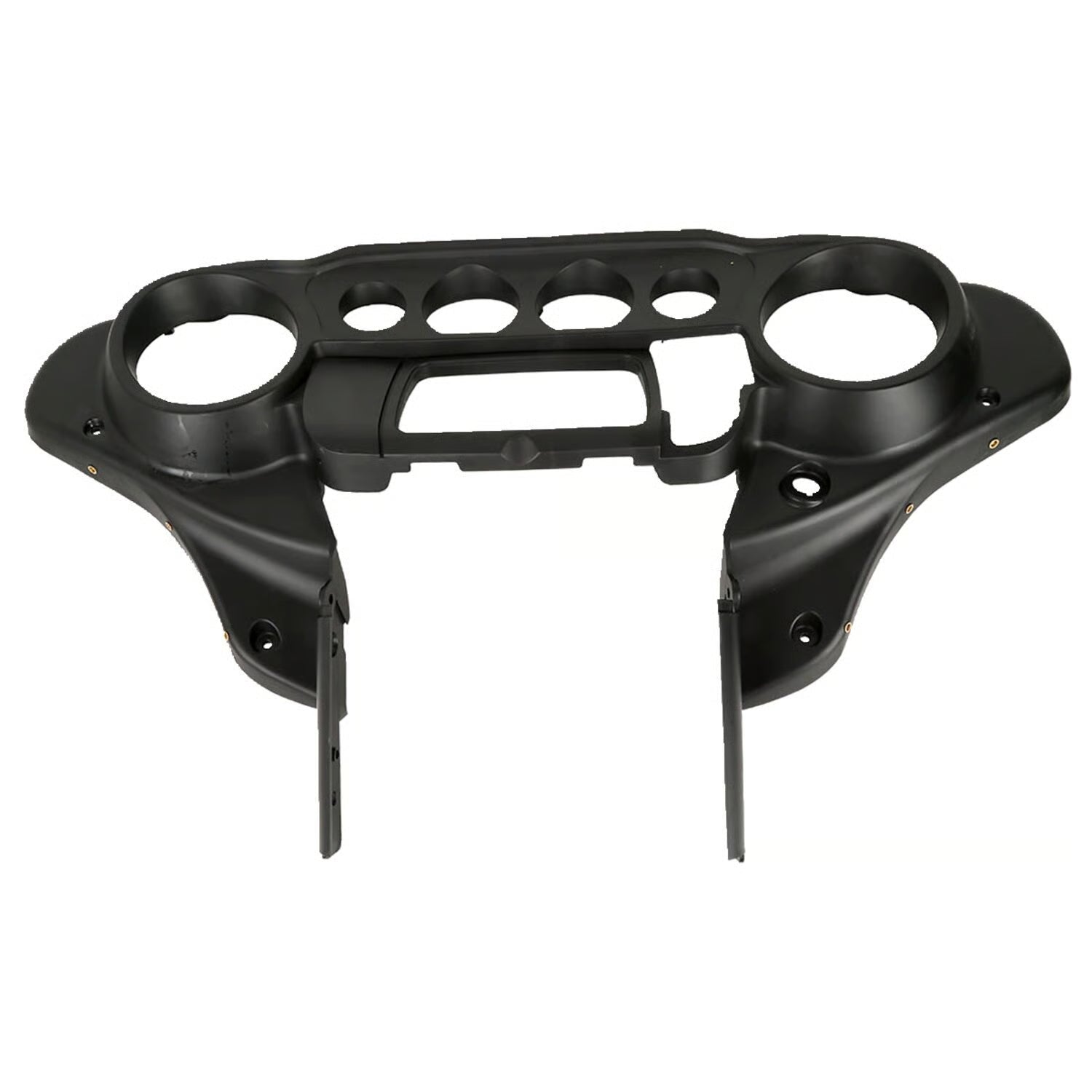 Inner batwing fairing. Black For Harley-Davidson