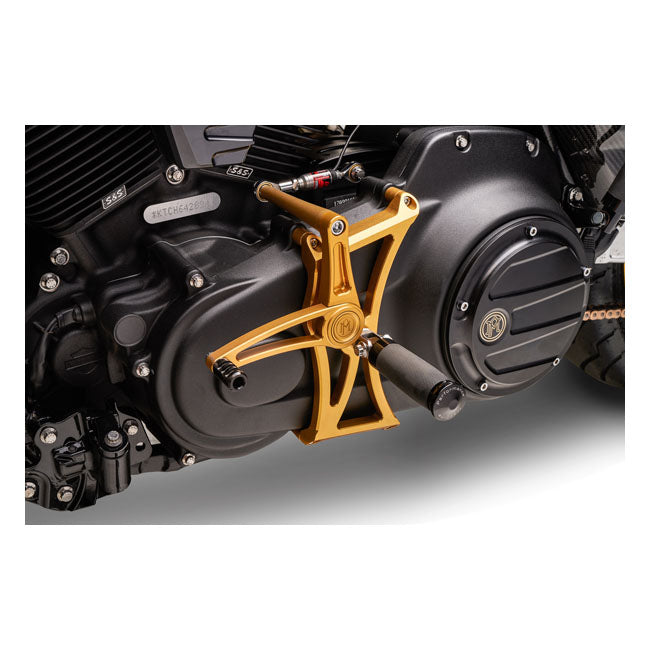 Performance Machine, Controles Medios. Gold Ops Para Harley Davidson