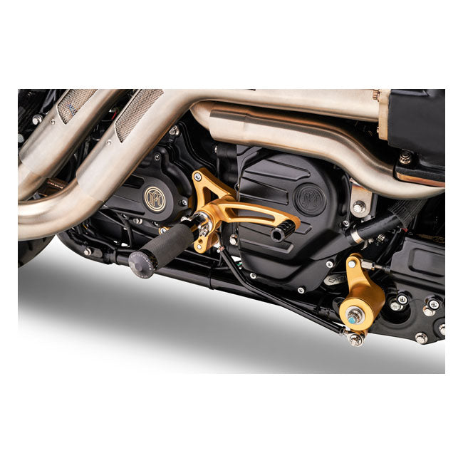 Leistungsmaschine, Mittelsteuerung. Gold Ops für Harley-Davidson