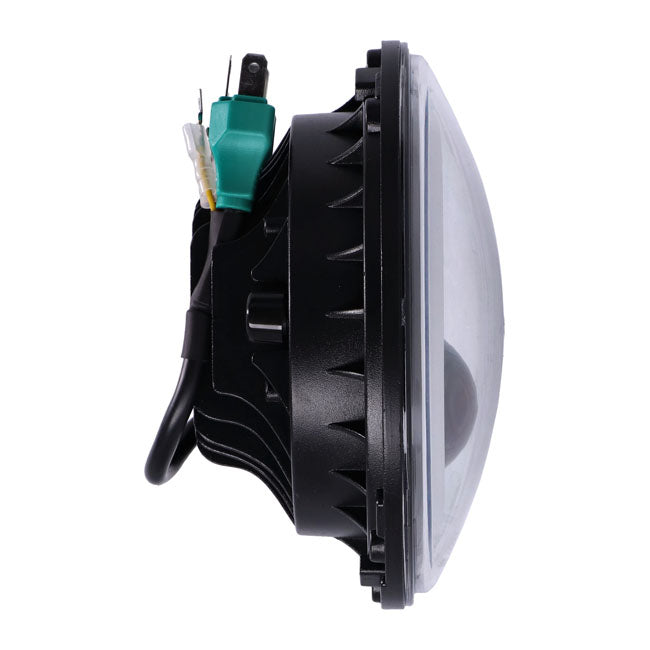 Faro LED 7" Con Anillo Halo Homologado Para Harley-Davidson