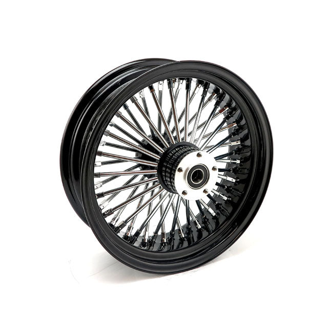 MCS 48 Fat Spoke 5.50 x 16 Black Radial Rear Wheel for Harley Davidson