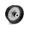 MCS 48 Fat Spoke 5.50 x 16 Black Radial Rear Wheel for Harley Davidson