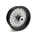 MCS 48 Fat Spoke 5,50 x 18 Schwarzes Radial-Hinterrad für Harley Davidson