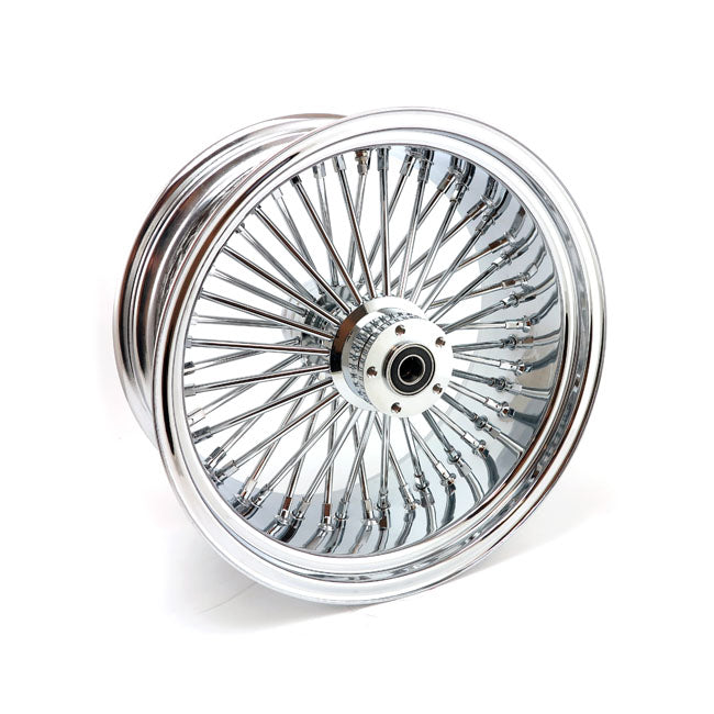 MCS 48 Fat Spoke 8.50 x 18 Chrome Rear Radial Wheel for Harley Davidson