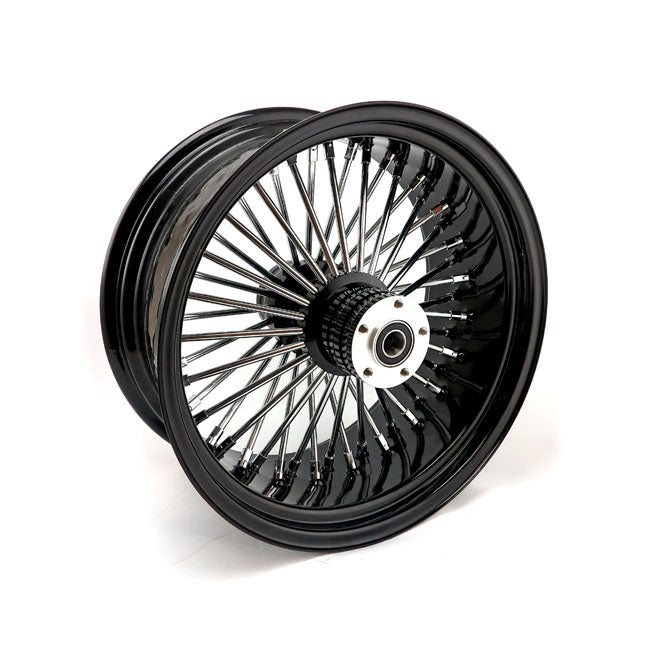 MCS 48 Thick Spoke Rear Wheel 8.50 x 18 Black for Harley Davidson