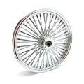 Front Wheel Thick Spokes 3.50 X 21 Chrome For Harley Davidson