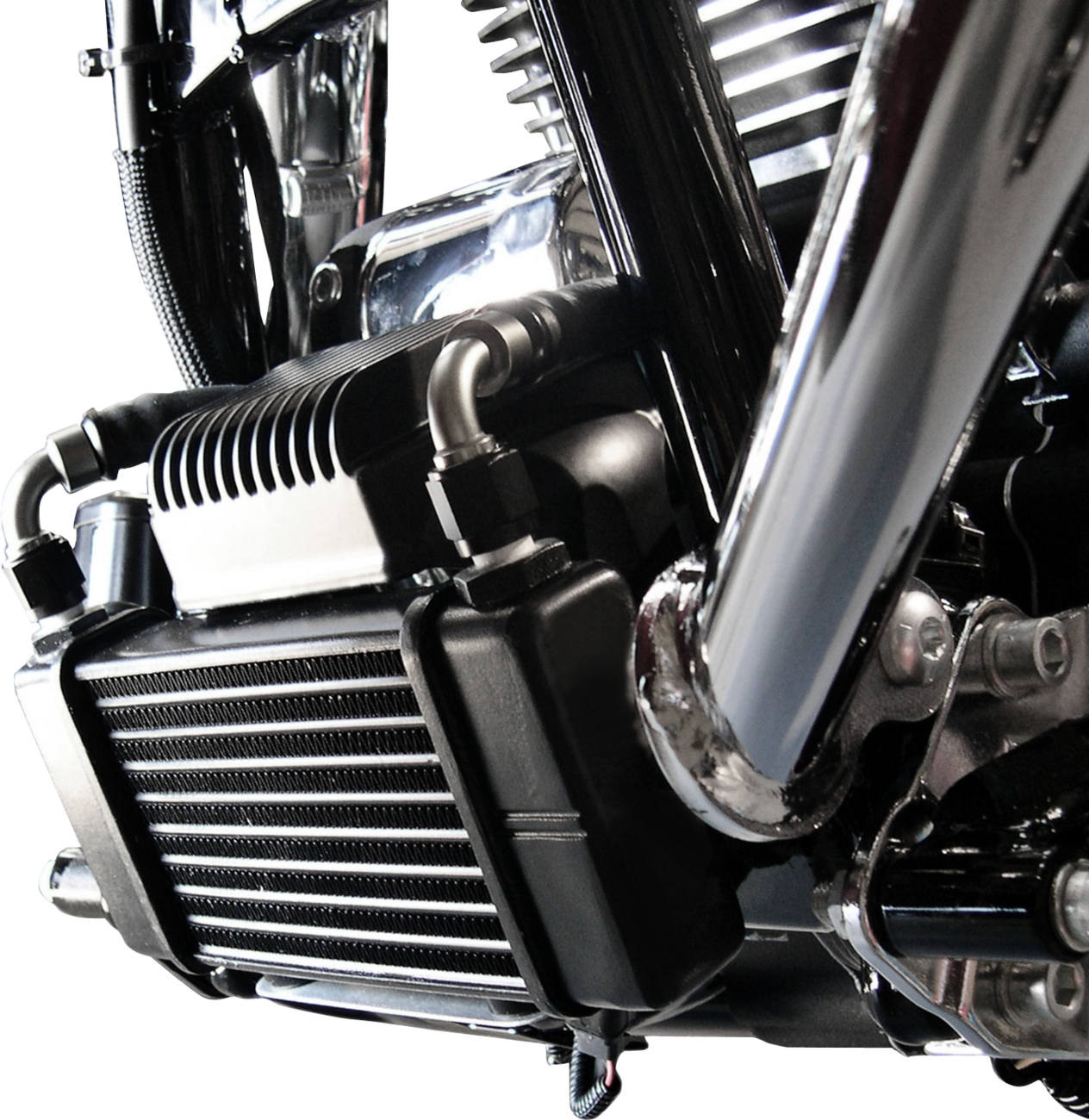 Jagg 750-2400-0323 Oil Cooler for Harley-Davidson Touring 2009-2016