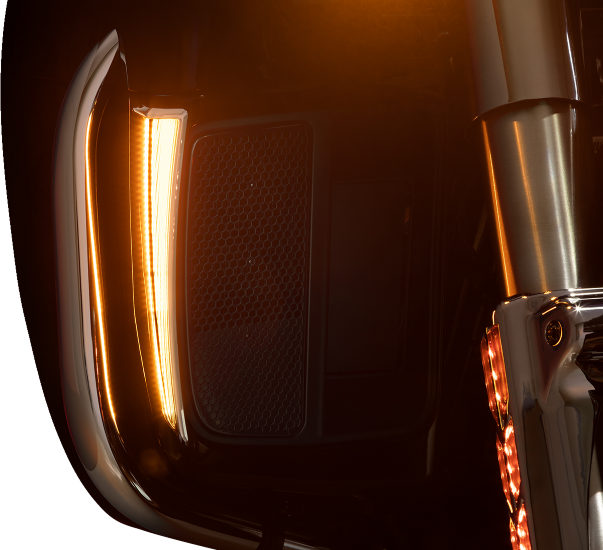 Fang® Chrom-Unterverkleidungslichter für Harley Davidson