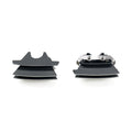 Finned Head Bolt Bridge Cover Kit, Schwarz für Harley Davidson