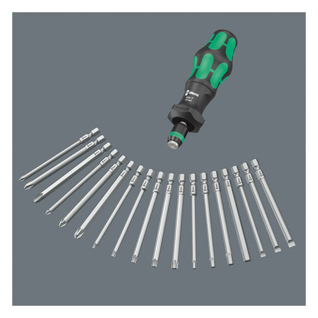 Wera, Kit mit 19 Kraftform Kompakt Turbo 1 Spitzen