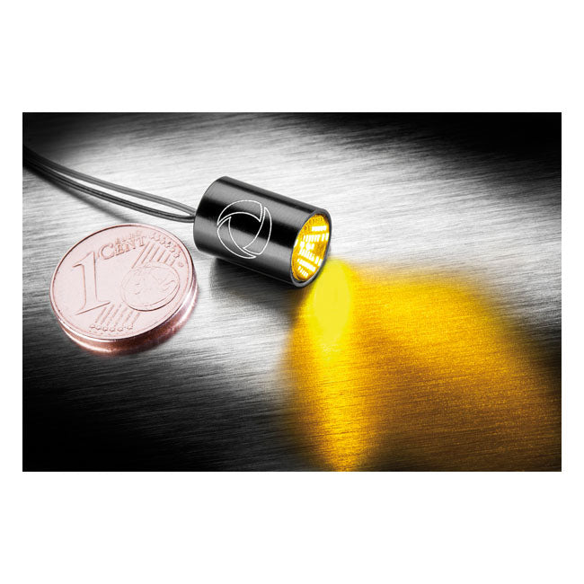 Kellermann, Atto® Integralblinker, Schwarz, dunkles Glas für Harley-Davidson
