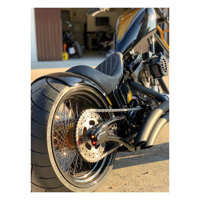 Kellermann, Atto® Integralblinker, Schwarz, dunkles Glas für Harley-Davidson
