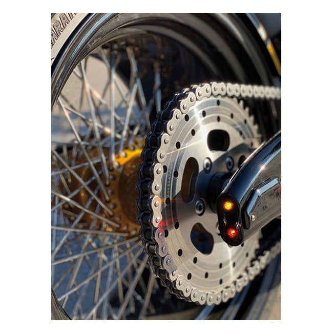 Kellermann, Atto® Integralblinker, Schwarz, dunkles Glas für Harley-Davidson