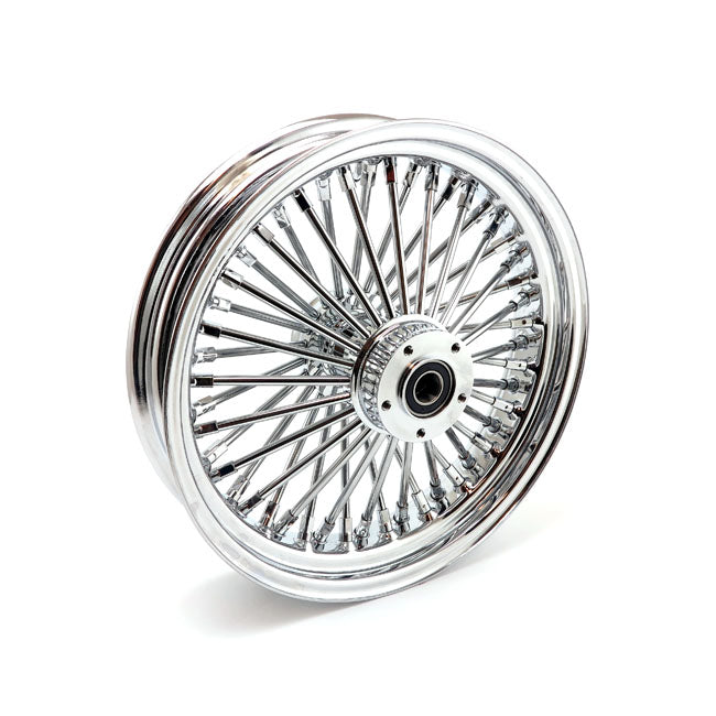 MCS 48 Thick Spoke Radial Front Wheel 3.50 x 16 DF Chrome For Harley Davidson
