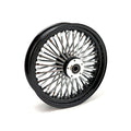 MCS 48 Fat Spoke Radial Front Wheel 3.50 x 16 SF Black for Harley Davidson