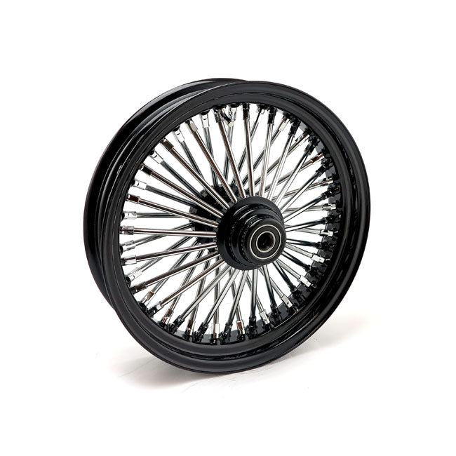 MCS 48 Fat Spoke Radial Front Wheel 3.50 x 16 SF Black for Harley Davidson