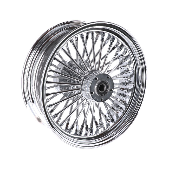 MCS 48 Fat Spoke 5,50 x 16 Chrom-Radial-Hinterrad für Harley Davidson