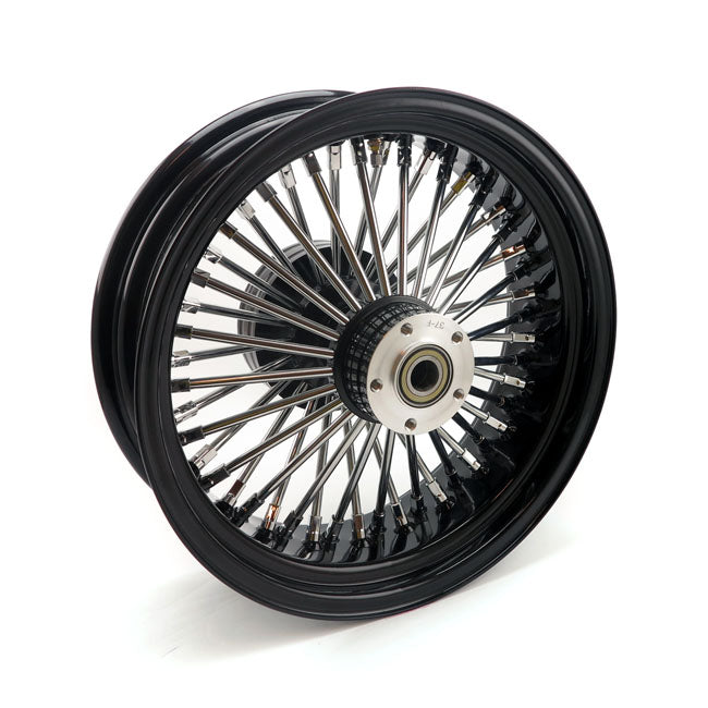MCS 48 Fat Spoke 5.50 x 16 Black Radial Rear Wheel for Harley Davidson