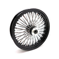 MCS 48 Thick Spoke Radial Front Wheel 3.50 x 18 DF Black for Harley Davidson