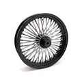 MCS 48 Fat Spoke Radial Front Wheel 3.50 x 18 SF Black for Harley Davidson