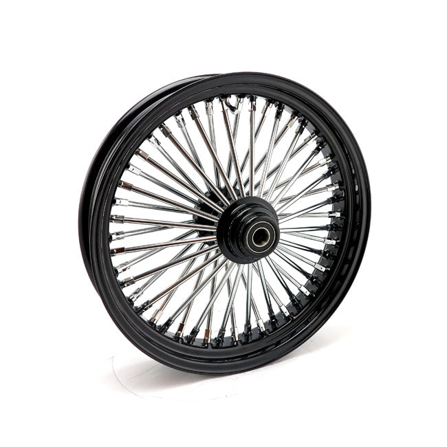 MCS 48 Fat Spoke Radial Front Wheel 3.50 x 18 SF Black for Harley Davidson