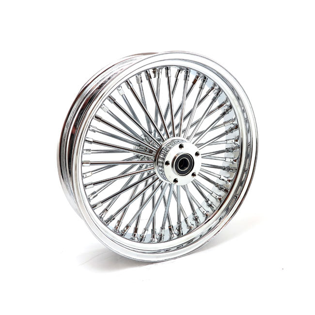 Rear Radial Wheel 48 Thick Spokes 4.25 X 18 Chrome Plated For Harley Davidson