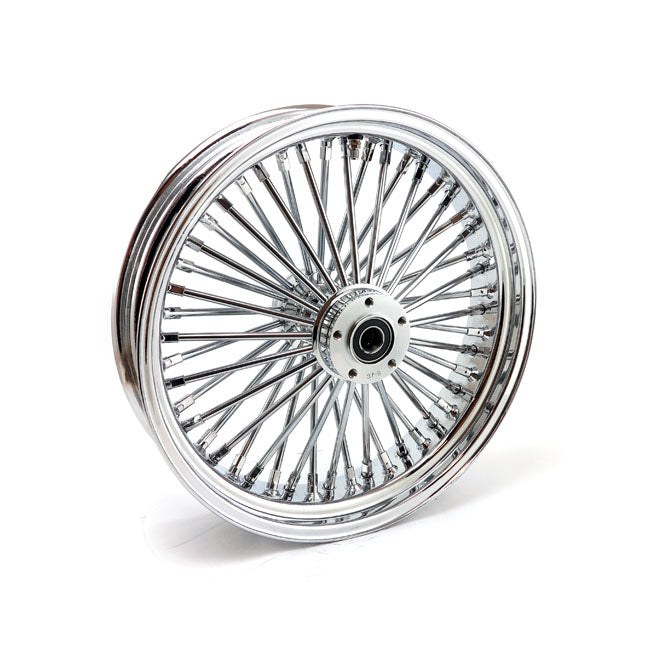 Rear Radial Wheel 48 Thick Spokes 4.25 X 18 Chrome Plated For Harley Davidson
