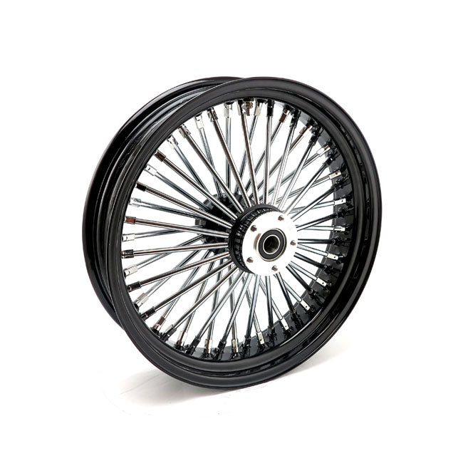 MCS 48 Fat Spoke 4.25 x 18 Black Radial Rear Wheel for Harley Davidson
