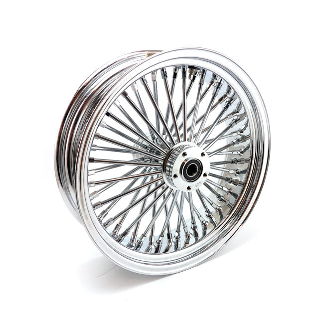 MCS 48 Fat Spoke 5.50 x 18 Chrome Rear Radial Wheel for Harley Davidson