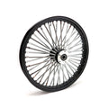 MCS 48 Fat Spoke 2.15 x 21 SF Black Radial Front Wheel for Harley Davidson