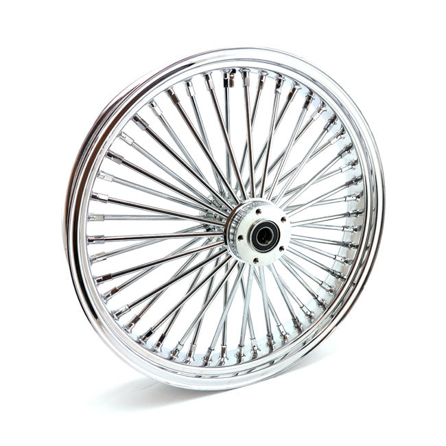 MCS 48 Dicke Speichen Radial Vorderrad 3,50 x 21 DF Chrom für Harley Davidson